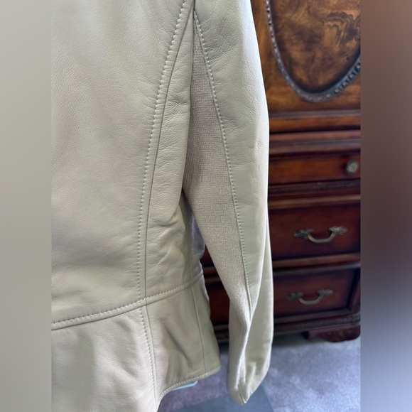 🆕 Halogen | Leather Jacket Size XSP - Picture 3 of 11